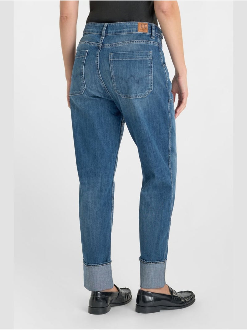 Jeans loose, taglio largo , lunghezza 34 Blu - Kiabi