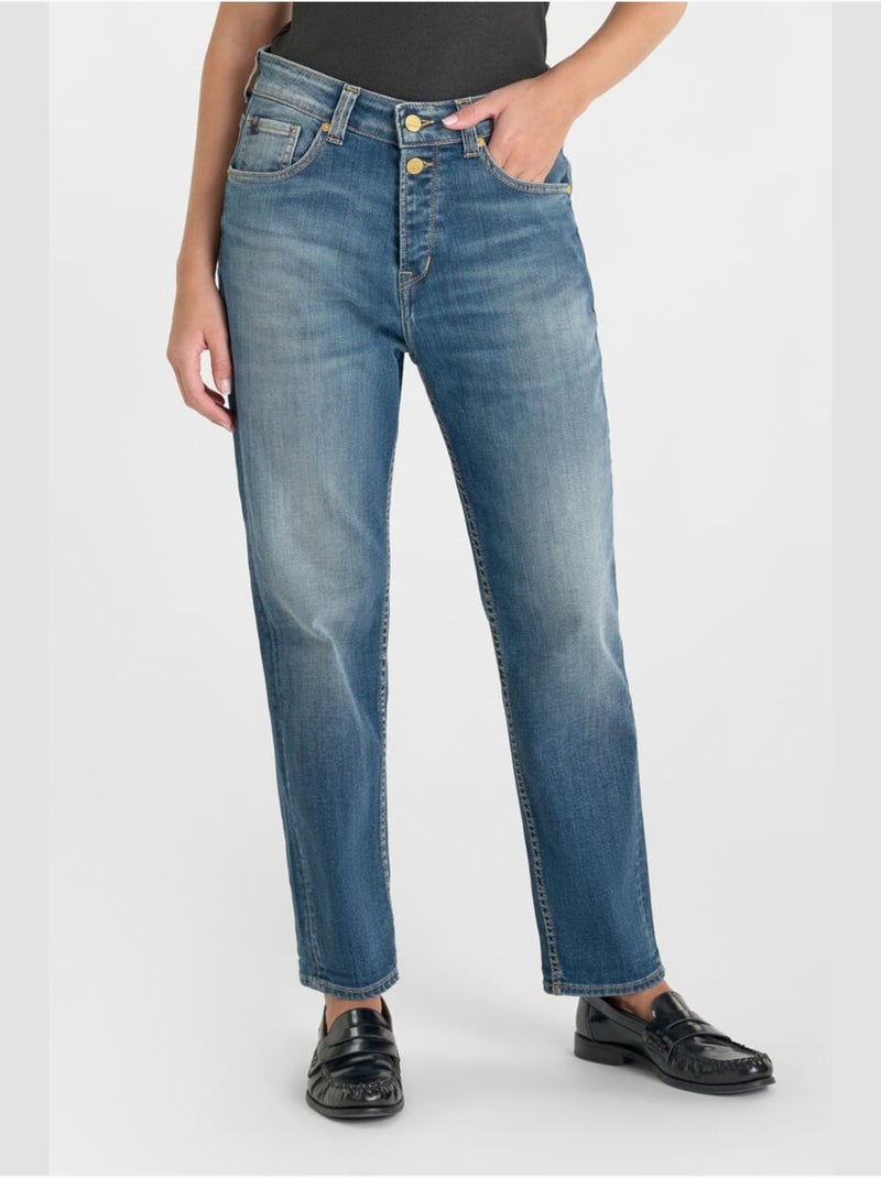 Jeans loose, taglio largo , lunghezza 34 Blu - Kiabi