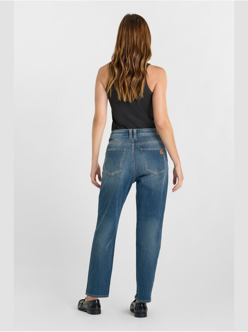 Jeans loose, taglio largo , lunghezza 34 Blu - Kiabi