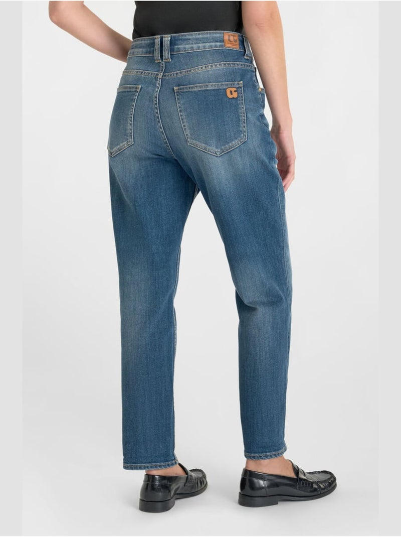 Jeans loose, taglio largo , lunghezza 34 Blu - Kiabi