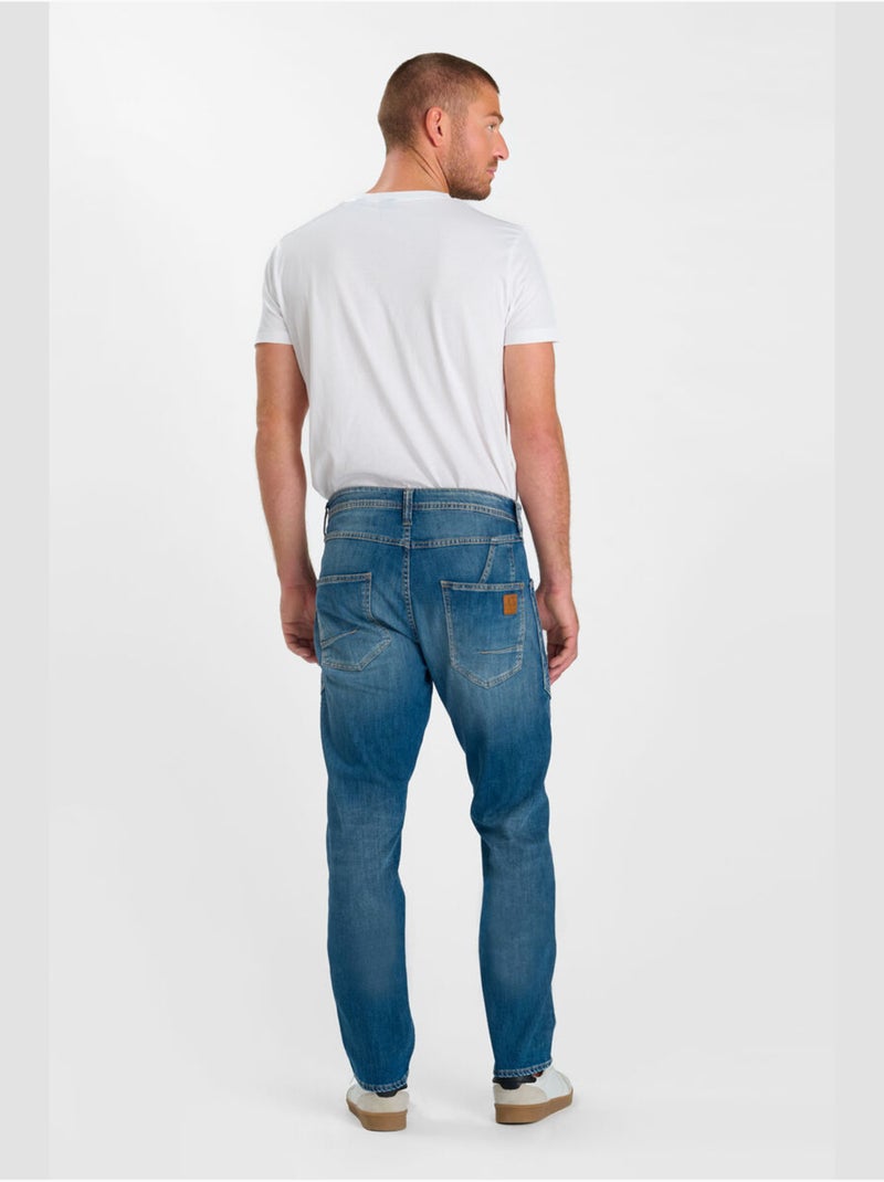 Jeans loose, taglio largo , lunghezza 34 Blu - Kiabi