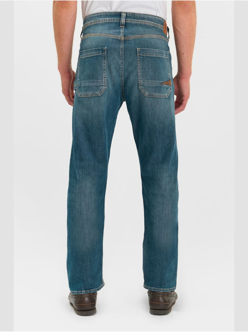 Jeans loose, taglio largo , lunghezza 34 Blu - Kiabi