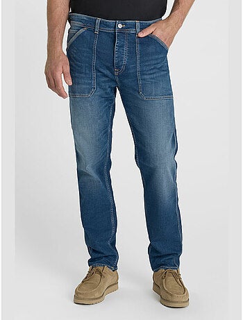 Jeans loose, taglio largo , lunghezza 34