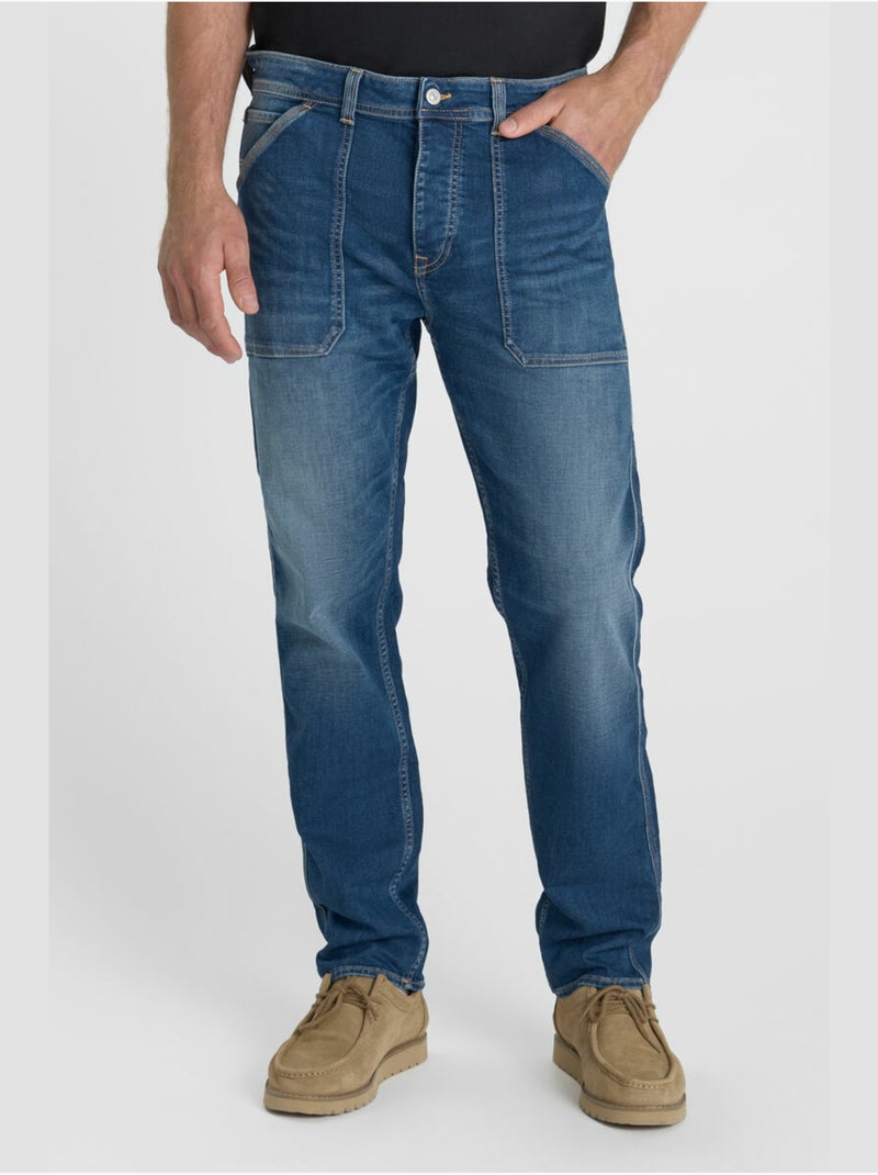 Jeans loose, taglio largo , lunghezza 34 Blu - Kiabi
