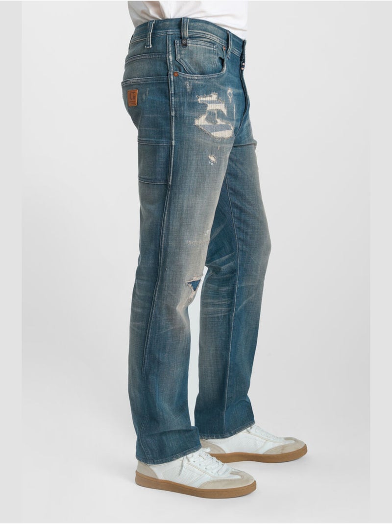 Jeans loose, taglio largo , lunghezza 34 Blu - Kiabi