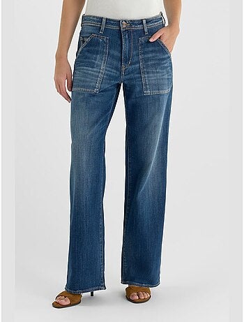 Jeans loose, taglio largo , lunghezza 34