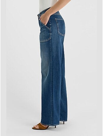 Jeans loose, taglio largo , lunghezza 34