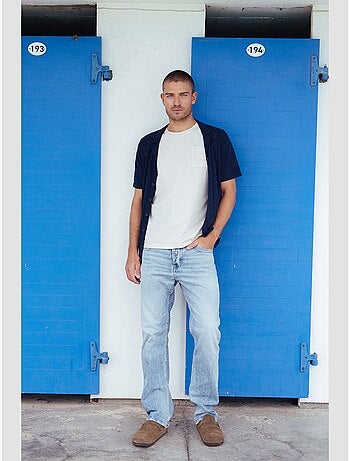 Jeans loose, taglio largo , lunghezza 34