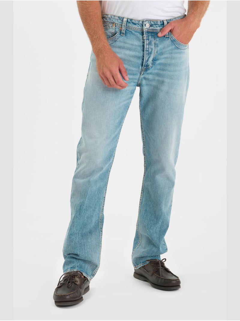 Jeans loose, taglio largo , lunghezza 34 Blu - Kiabi