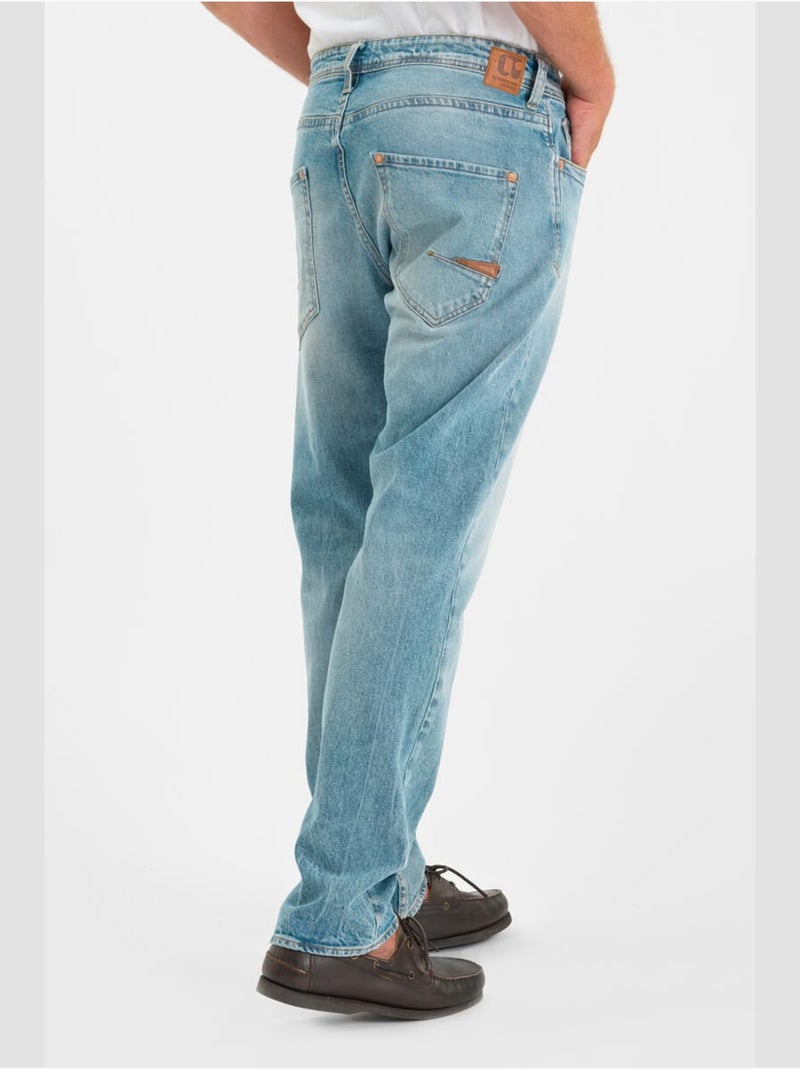 Jeans loose, taglio largo , lunghezza 34 Blu - Kiabi