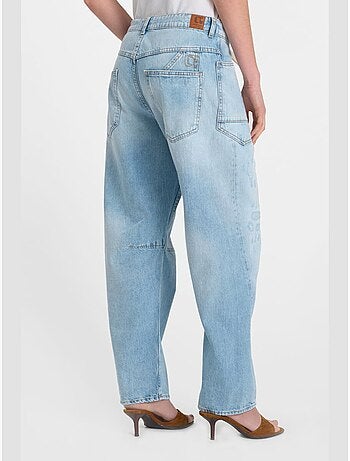 Jeans loose, taglio largo , lunghezza 34