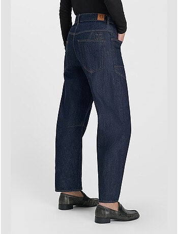 Jeans loose, taglio largo , lunghezza 34