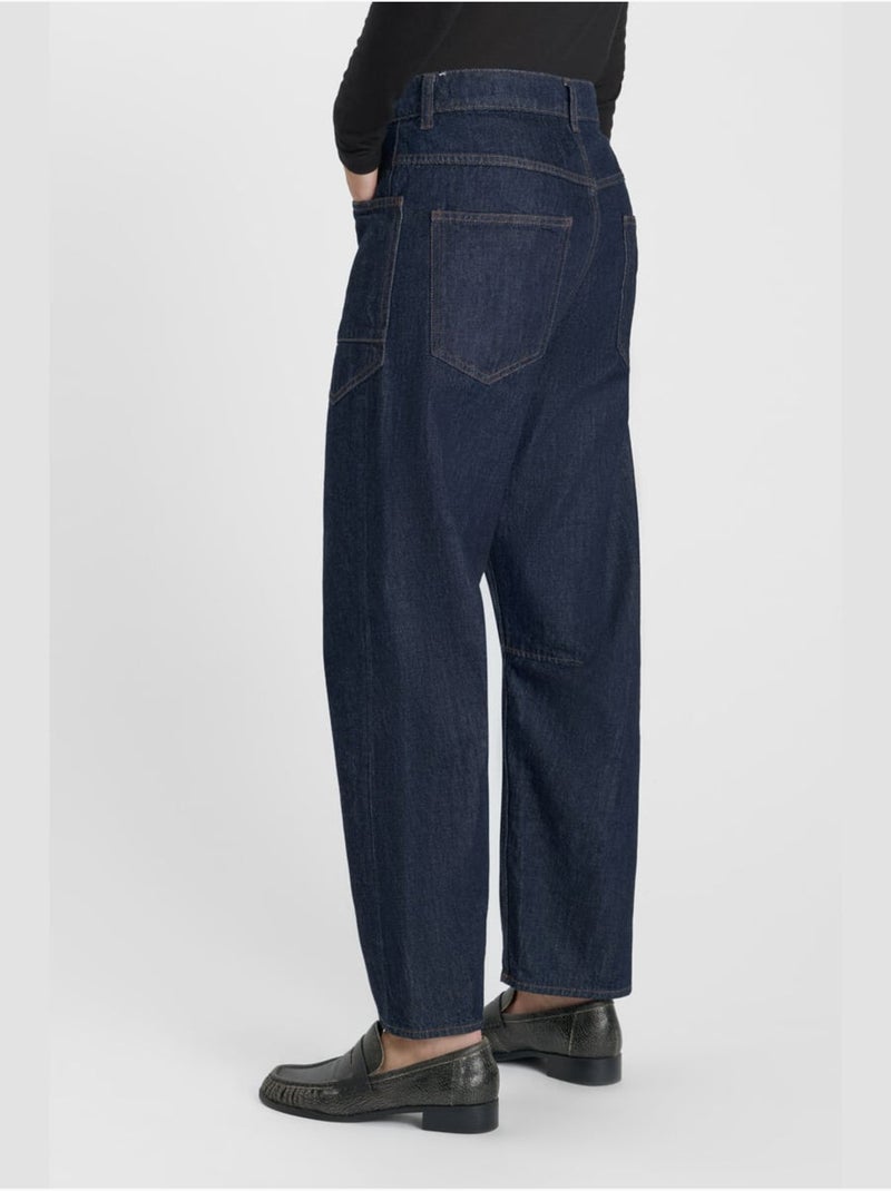 Jeans loose, taglio largo , lunghezza 34 Blu - Kiabi