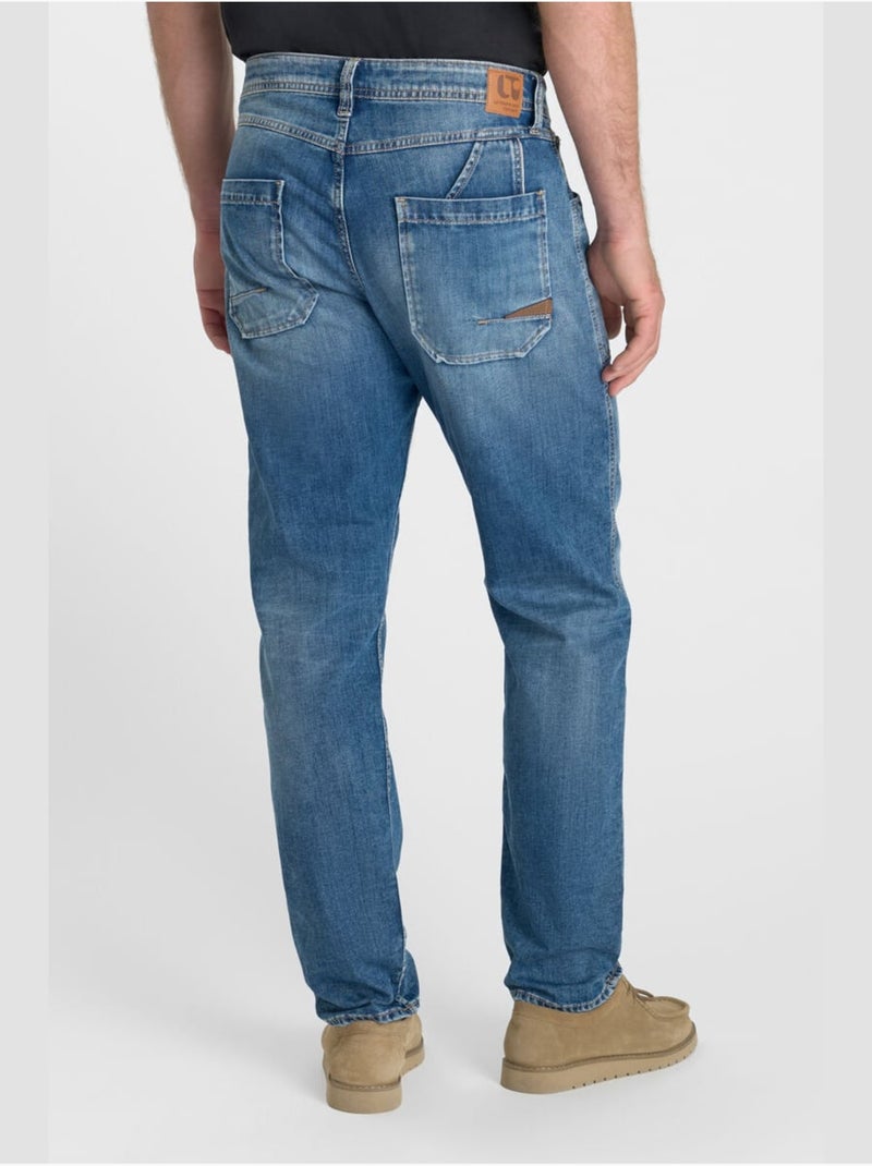 Jeans loose, taglio largo , lunghezza 34 Blu - Kiabi
