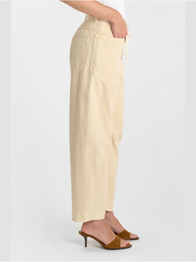 Jeans loose, taglio largo , lunghezza 34 Giallo - Kiabi