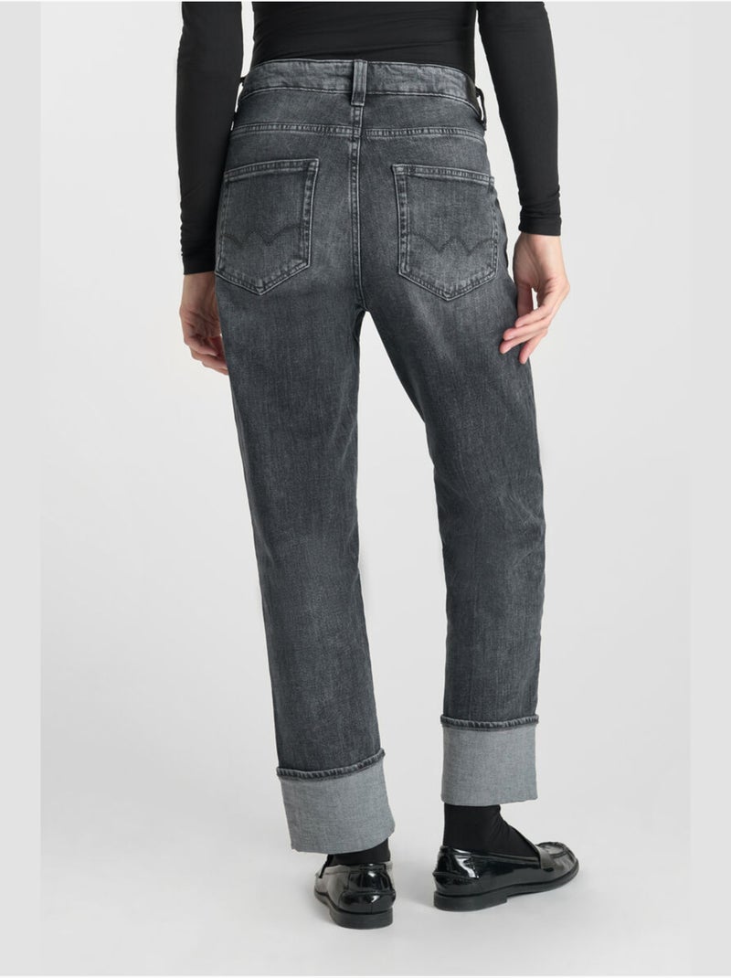 Jeans loose, taglio largo , lunghezza 34 Grigio - Kiabi