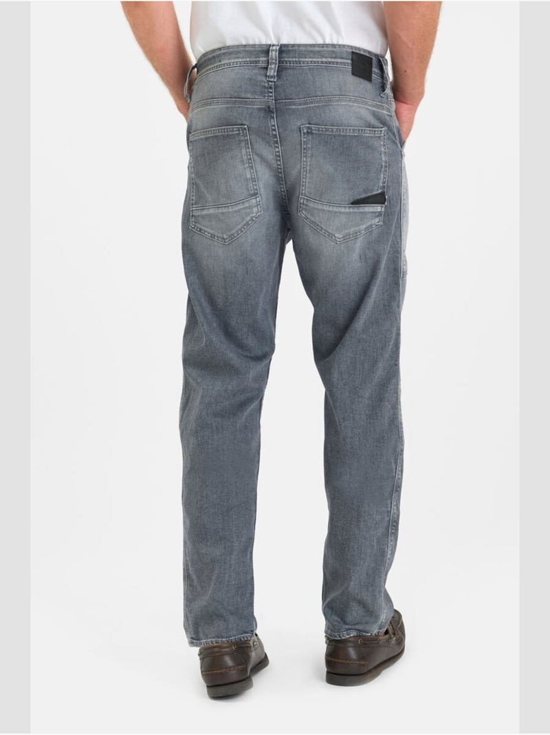 Jeans loose, taglio largo , lunghezza 34 Grigio - Kiabi