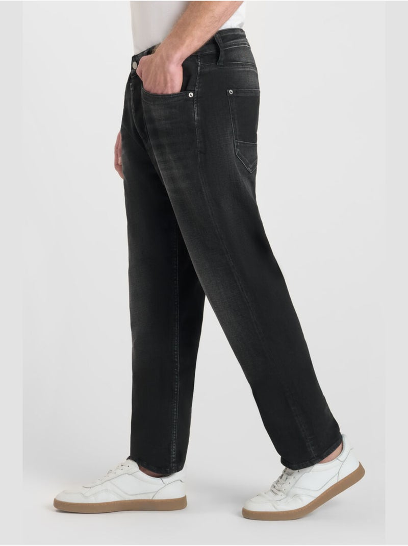 Jeans loose, taglio largo , lunghezza 34 Nero - Kiabi