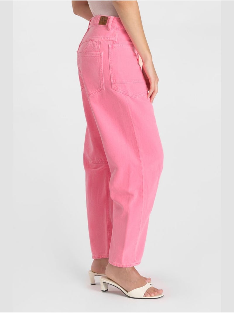 Jeans loose, taglio largo , lunghezza 34 Rosa - Kiabi