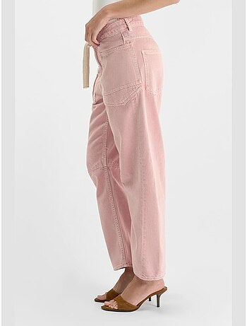 Jeans loose, taglio largo , lunghezza 34