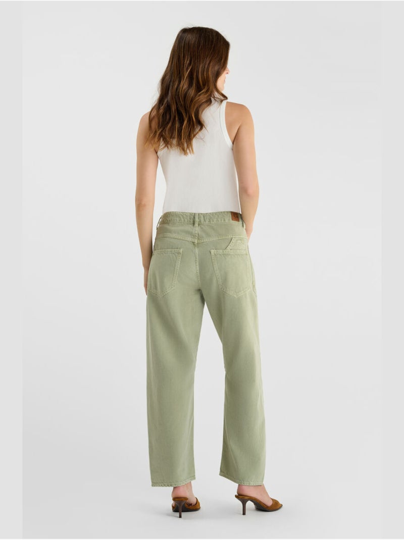 Jeans loose, taglio largo , lunghezza 34 Verde - Kiabi