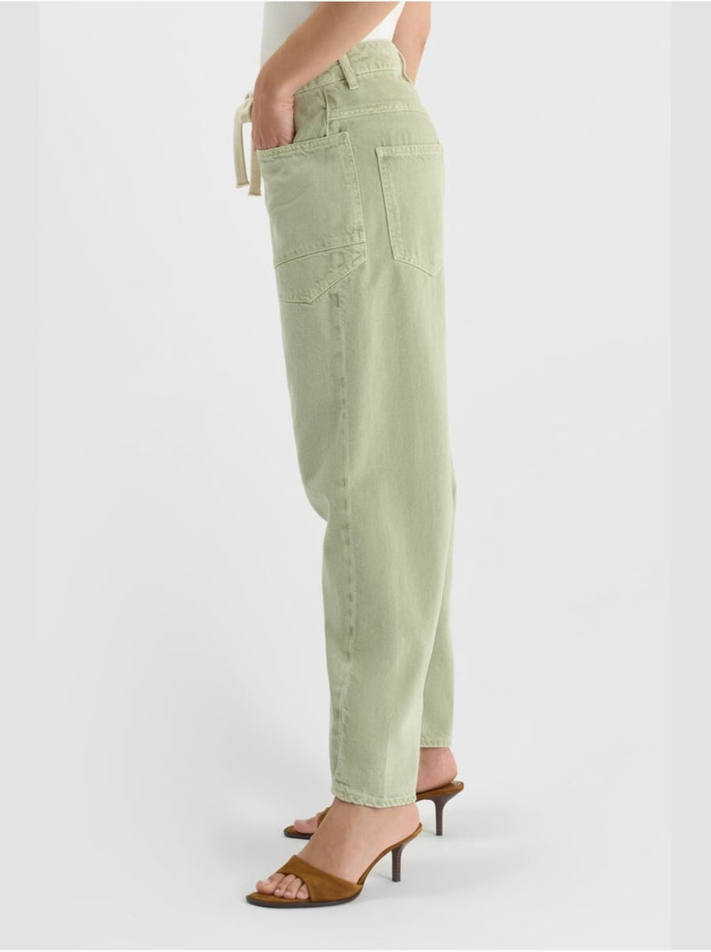 Jeans loose, taglio largo , lunghezza 34 Verde - Kiabi