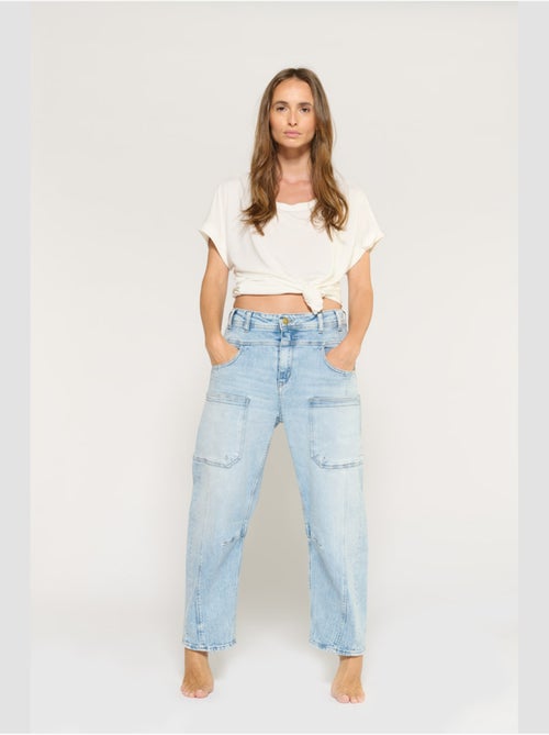 Jeans loose, taglio largo MADIENEO, lunghezza 34 - Kiabi