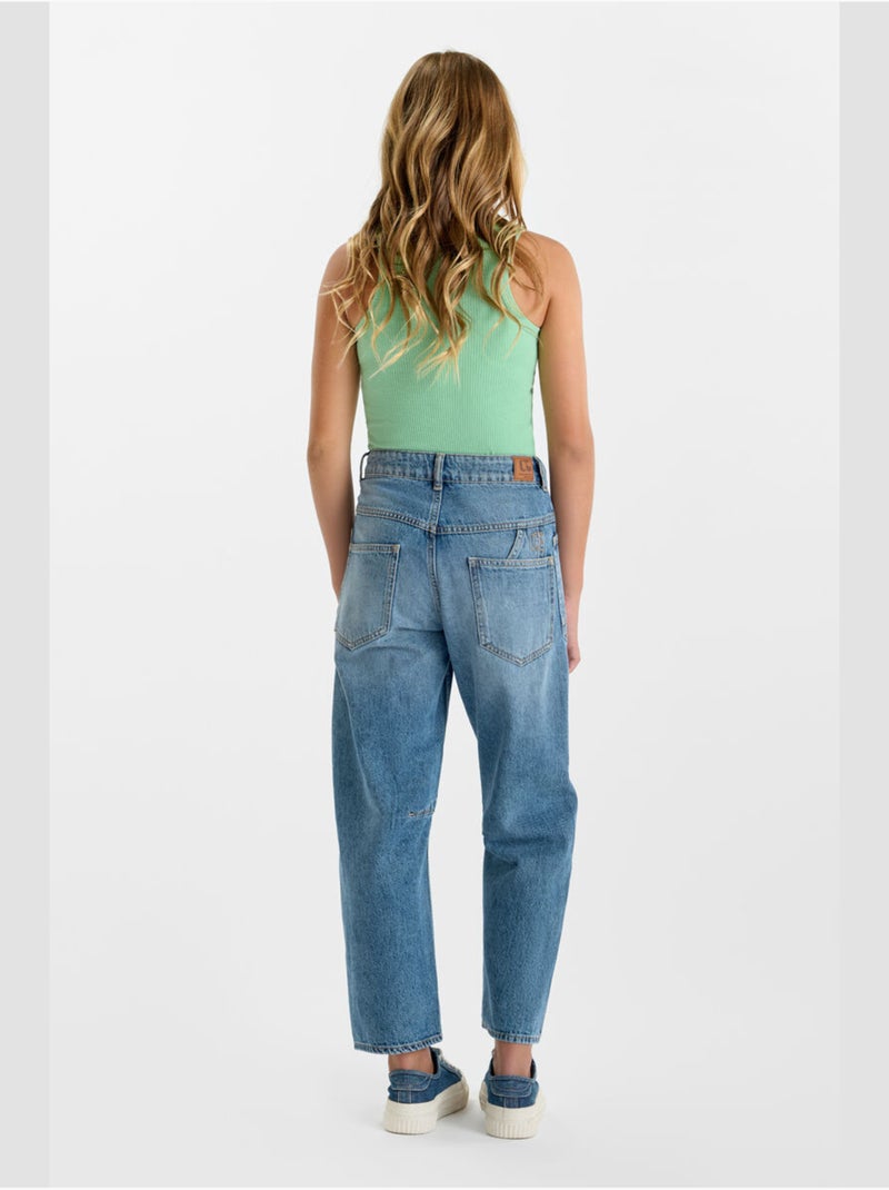Jeans loose, taglio largo MONTICEL, lunghezza 34 Blu - Kiabi