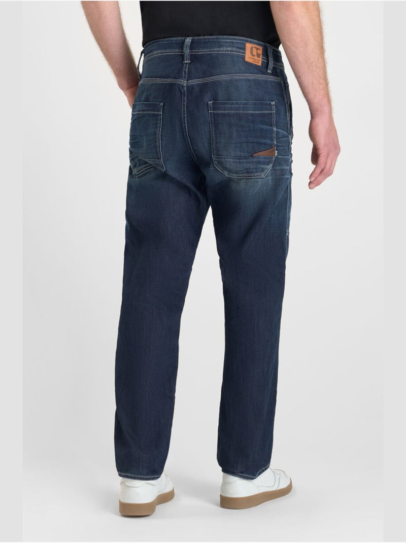 Jeans loose, taglio largo WORK, lunghezza 34 Blu - Kiabi