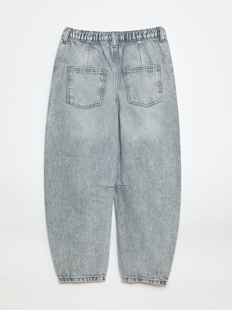 Jeans modello balloon Grigio - Kiabi