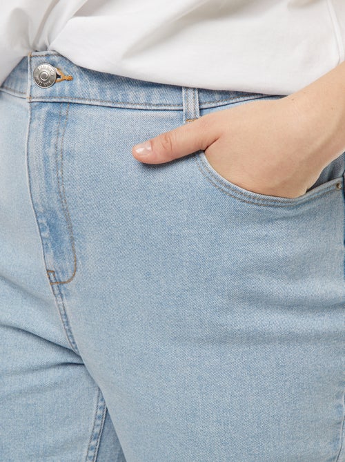 Jeans mom a vita alta - L28 - Kiabi Jeans mom a vita alta - L28 - Kiabi