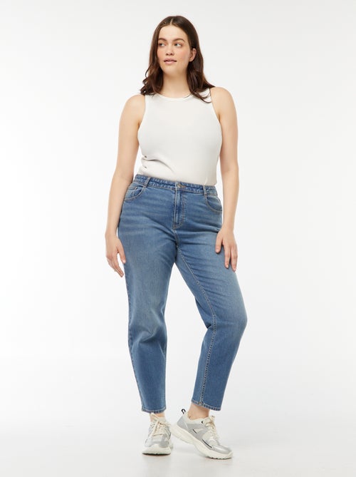 Jeans mom a vita alta - L30 - Kiabi Jeans mom a vita alta - L30 - Kiabi