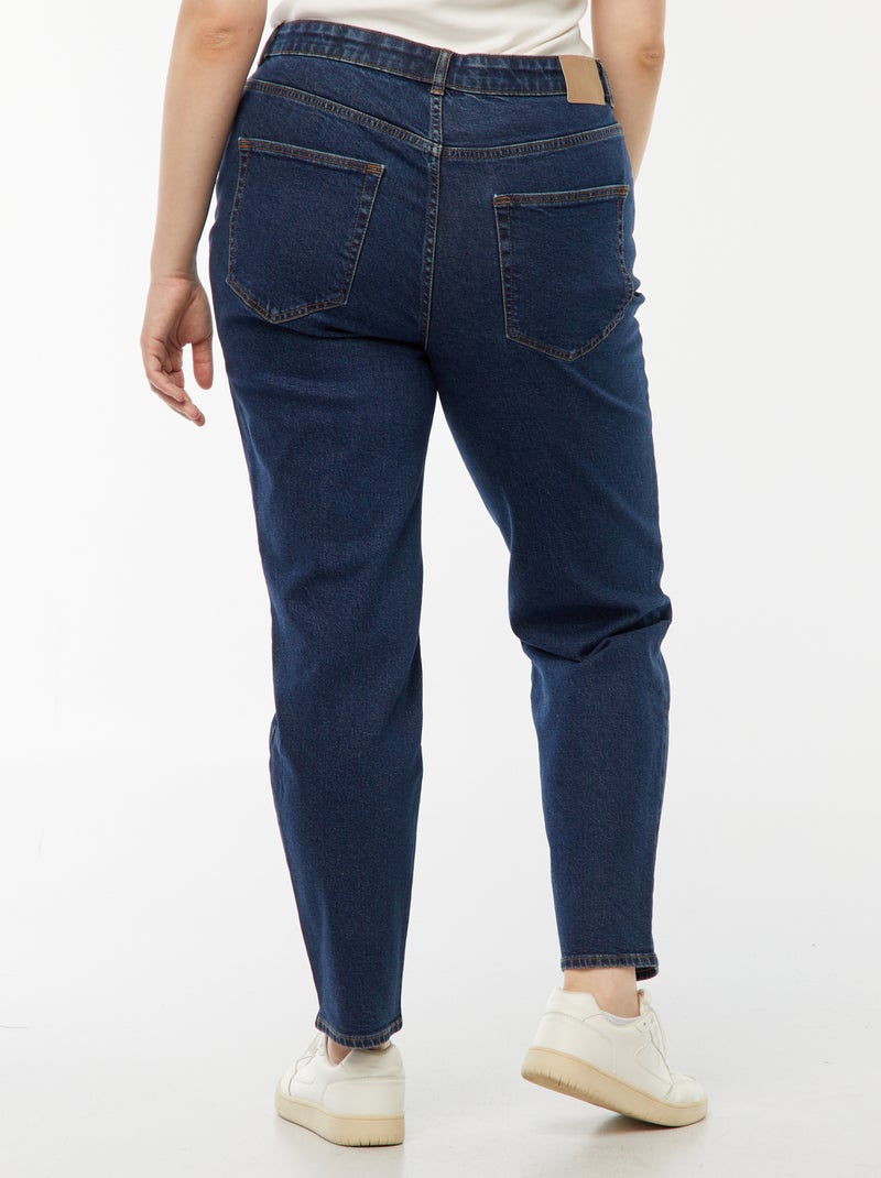 Jeans mom a vita alta - L34 Blu - Kiabi