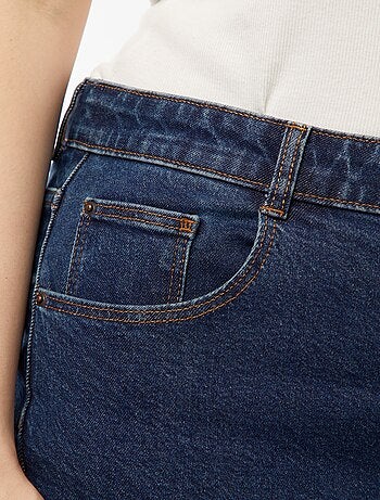 Jeans mom a vita alta 5 tasche - L32