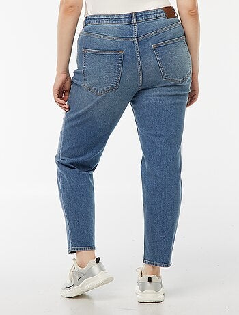 Jeans mom a vita alta 5 tasche - L32