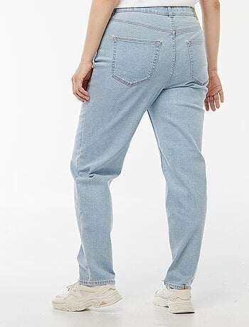 Jeans mom a vita alta 5 tasche - L32