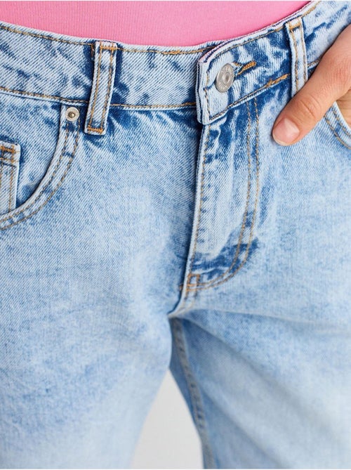 Jeans mom a vita alta a gamba dritta dilvin - Kiabi Jeans mom a vita alta a gamba dritta dilvin - Kiabi