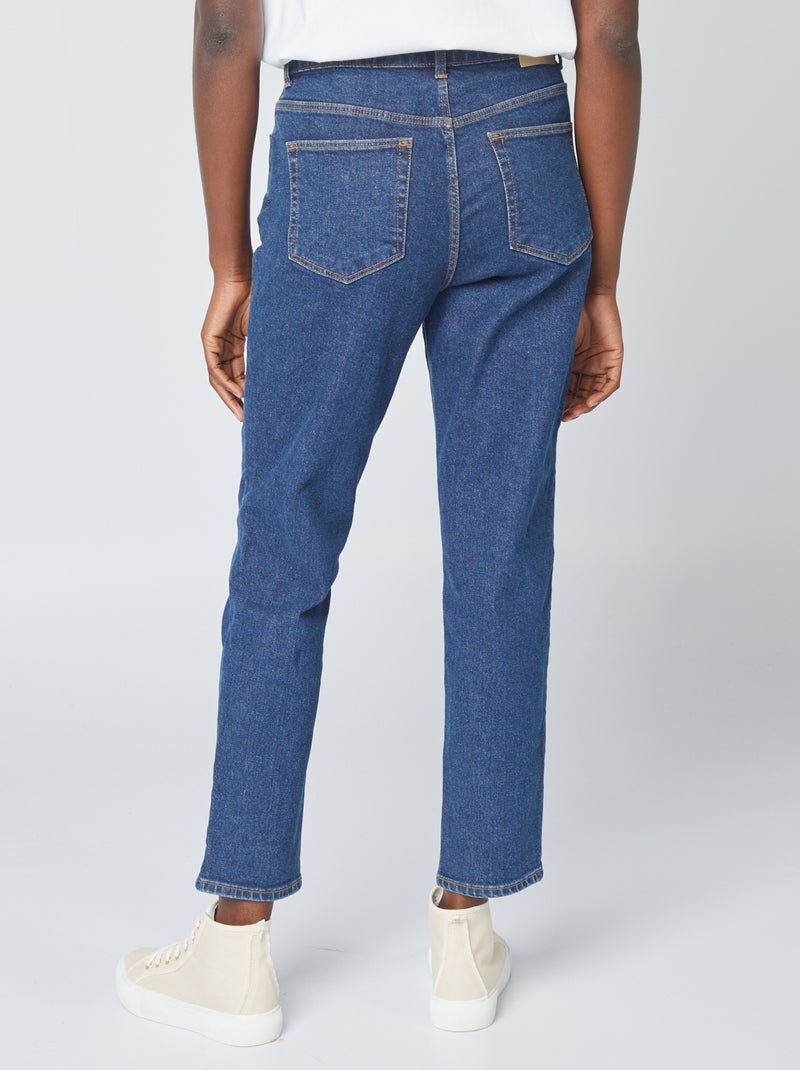 Jeans mom a vita molto alta - L30 BLU - Kiabi