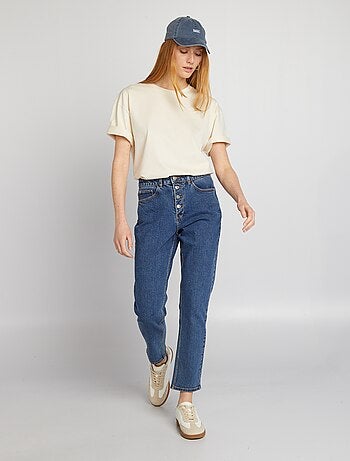 Jeans mom a vita molto alta - L30