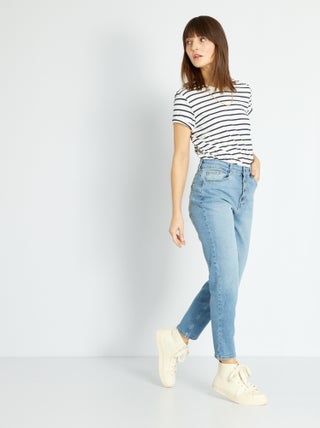 Jeans mom a vita molto alta - L30