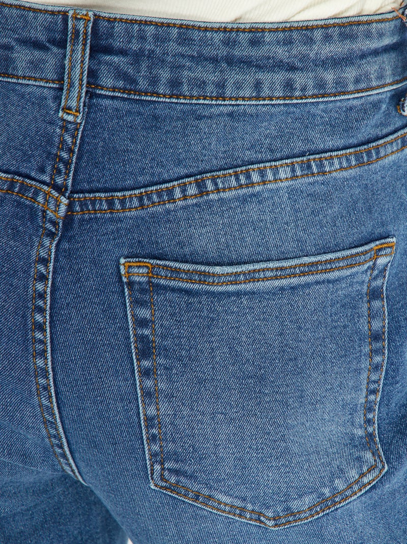 Jeans mom a vita molto alta - L32 BLU - Kiabi
