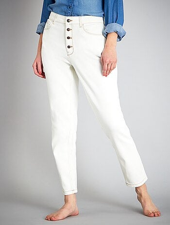Jeans mom a vita molto alta - L34