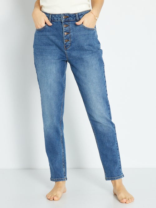 Jeans mom a vita molto alta - L34 - Kiabi