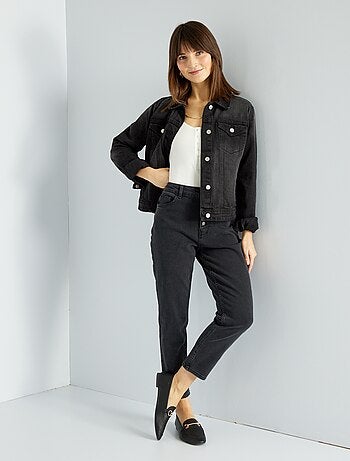 Jeans mom a vita molto alta - L34