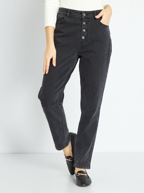 Jeans mom a vita molto alta - L34 - Kiabi