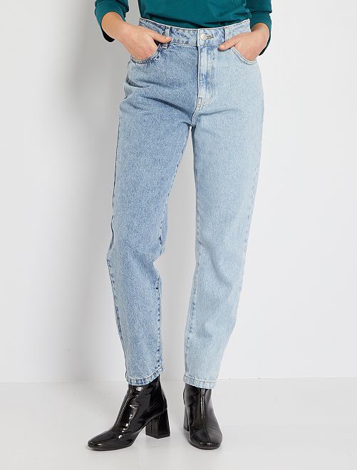 Jeans mom bicolore - BLU - Kiabi - 22.00€