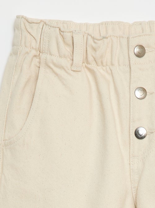 Jeans mom con tasche a forma di cuore - Kiabi