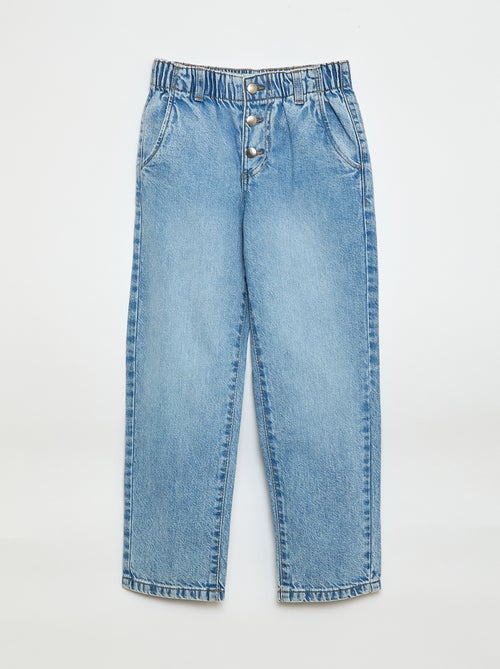 Jeans mom con tasche a forma di cuore - Kiabi