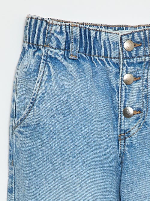 Jeans mom con tasche a forma di cuore - Kiabi