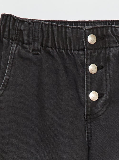 Jeans mom con tasche a forma di cuore - Kiabi